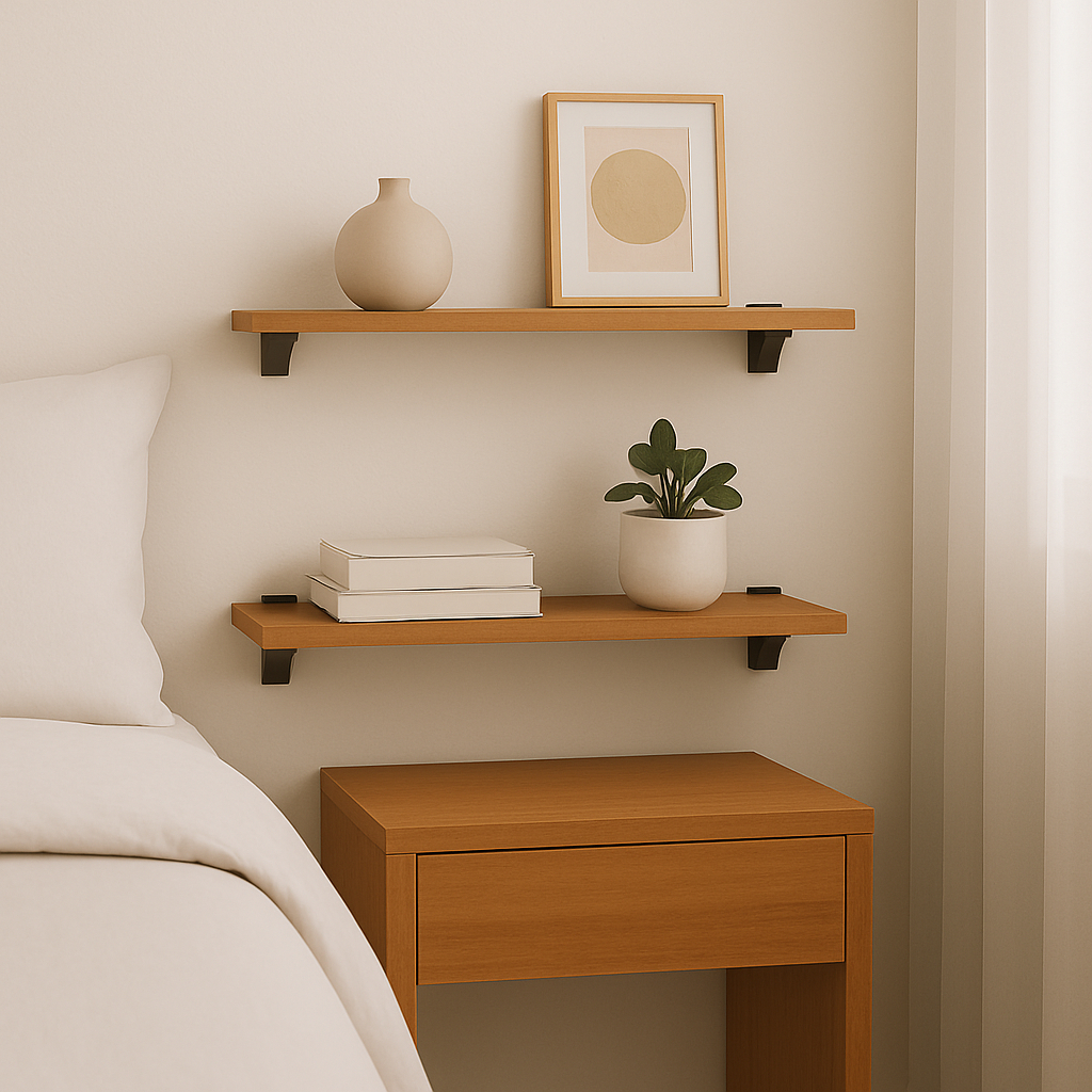 2 prateleiras MDF com suporte bico de tucano. em Oferta na Shopee