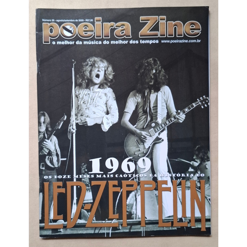 REVISTA POEIRA ZINE 1969 LED ZEPPELIN SETEMBRO 2009