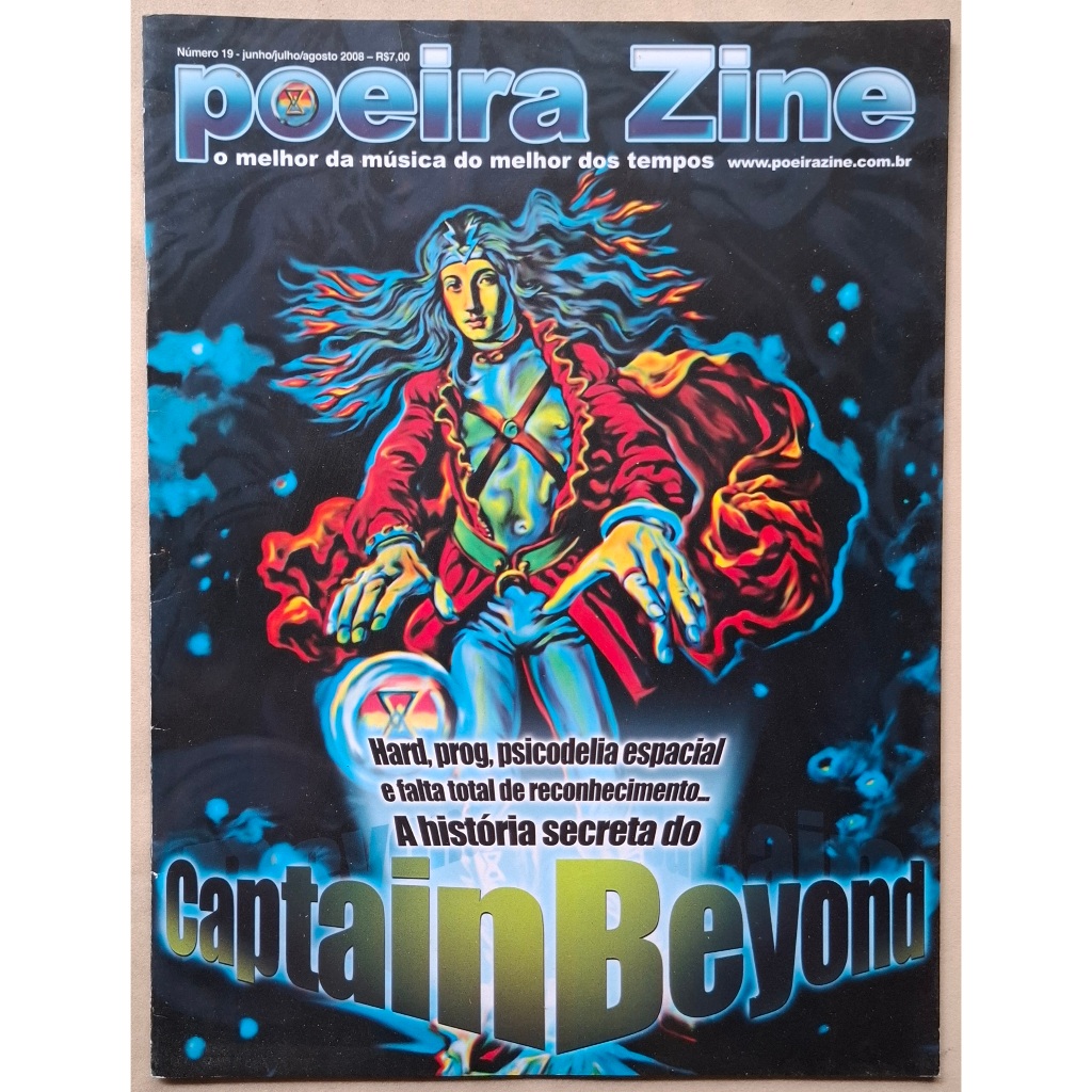 REVISTA POEIRA ZINE 19 CAPTAIN BEYOND HARD PROGRESSIVO PSICODELIA