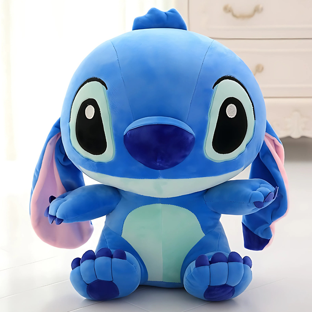 Pelúcia Stitch Gigante Disney 35/55cm Hipoalérgico Filme Lilo & Stitch - Brinquedo de Pelú...