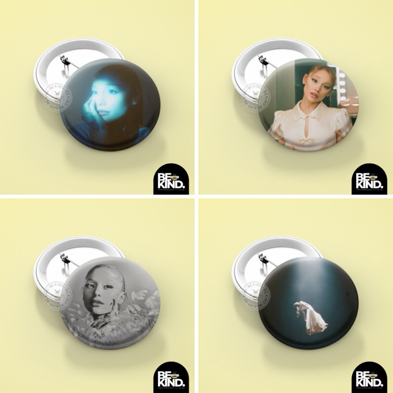 Botton/Broche 4,5cm Personalizados ARIANA GRANDE | be kind.