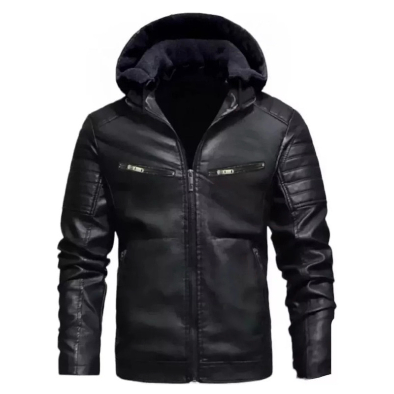 Jaqueta Couro Forrada Veludo Liquidação em Oferta na Shopee