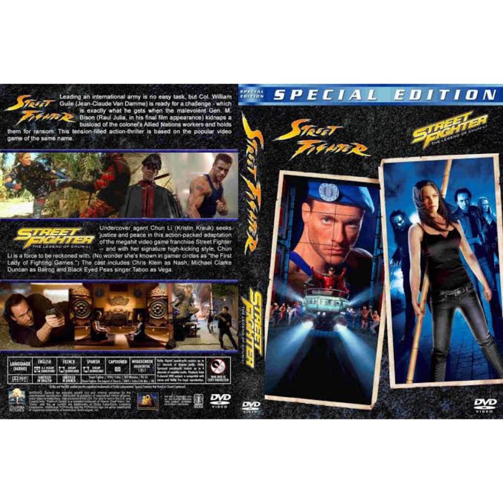DVD Street Fighter "A Última Batalha + A Lenda de Chun-Li"