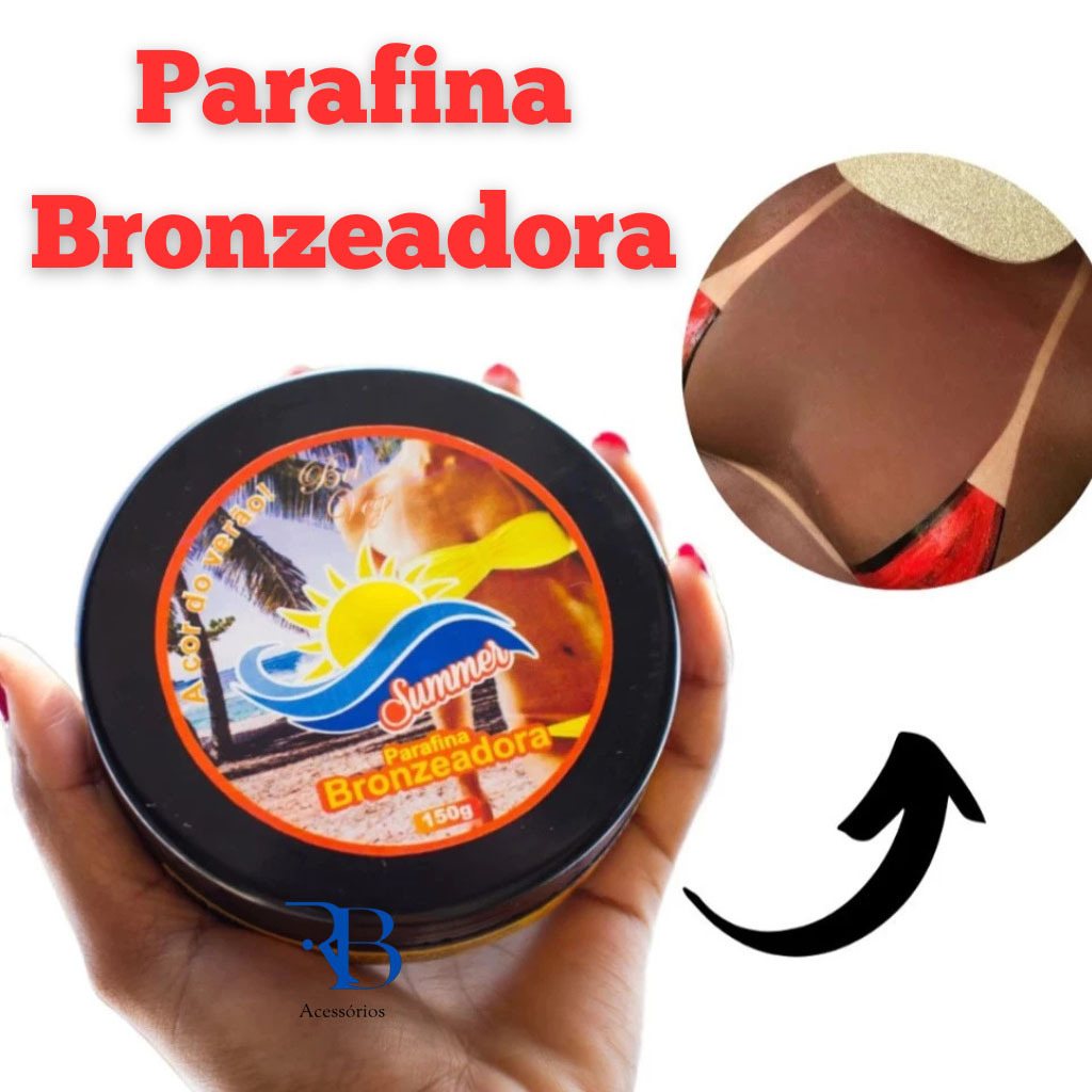 Parafina Bronzeadora De urucum Acelerador Summer Bronze 150g