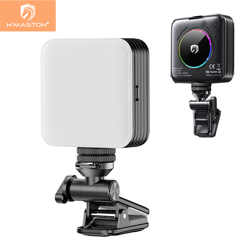 H'maston ZB06 Iluminação Fotográfica Noturna De Preenchimento LED Luz De Lâmpada Portátil em Oferta na Shopee