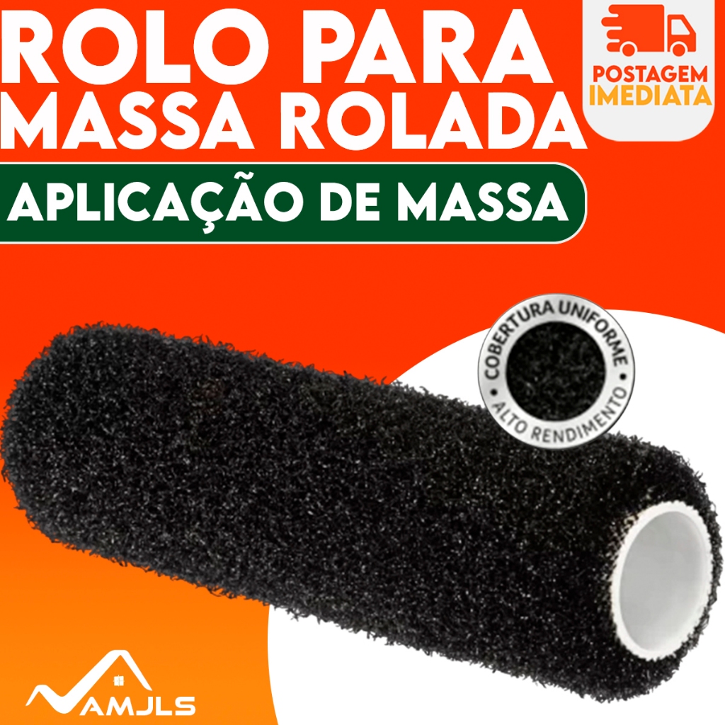Kit Massa Rolada Com até 2 Rolo de Textura Cabelo de Anjo 23cm