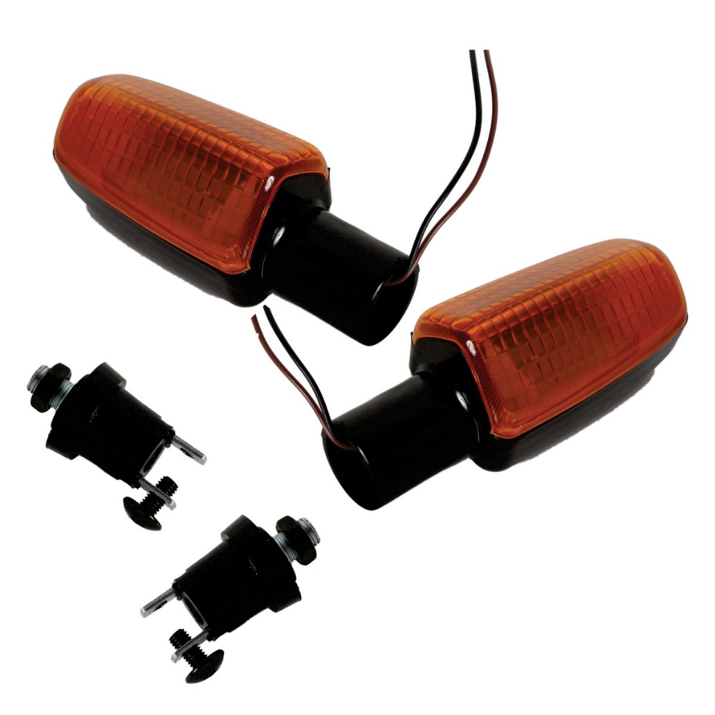 Pisca Alerta Lanterna Seta Dianteiro/Traseiro Carcaça Com Chicote E Coxim Pro Tork Moto Titan Fan 125/150 2000 A 2011
