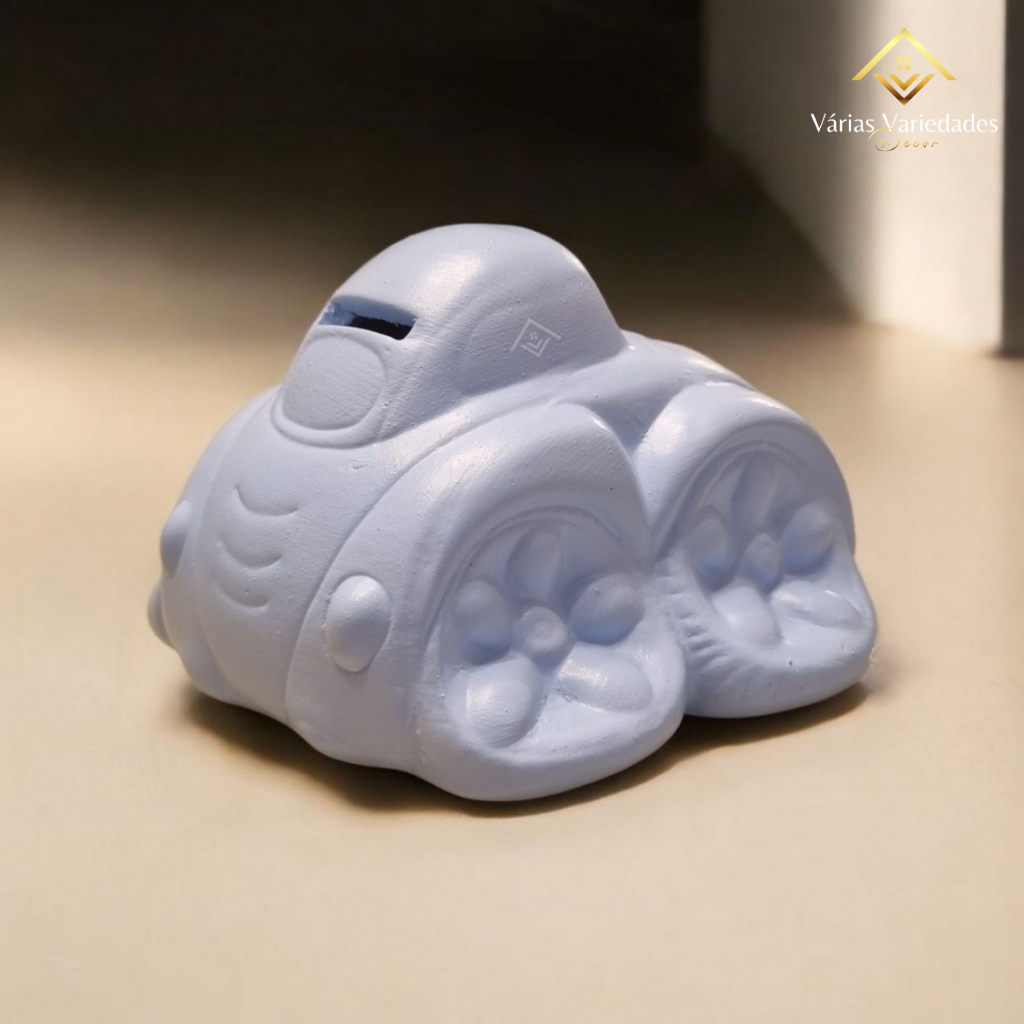 Cofre Cofrinho Fusca Azul Bebê Lembrança Chá de Bebê/Revelação Venda Atacado — R$ 23,94 em Shopee
