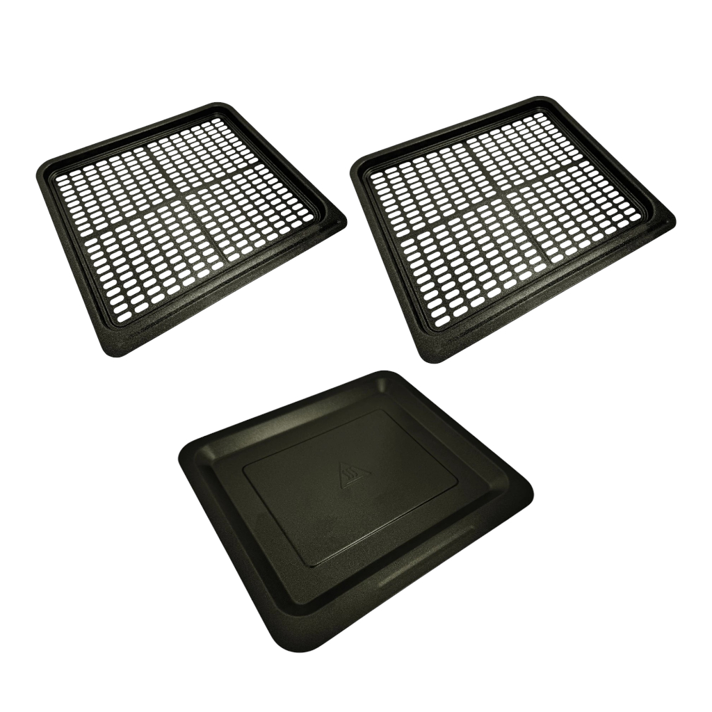 Kit 2 grelhas + 1 bandeja antiaderente air fryer Philco Pfr2200p E Britania Bfr2100p Bfr2300p Bfr2150rs em Oferta na Shopee