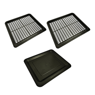 Kit 2 grelhas + 1 bandeja antiaderente air fryer Philco Pfr2200p E Britania Bfr2100p Bfr2300p Bfr2150rs em Oferta na Shopee