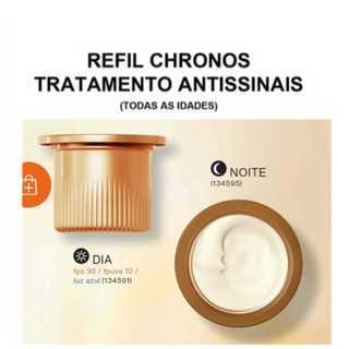 Refil Creme Antissinais Natura Chronos  Dia e/ou noite - 40g -TODAS AS IDADES