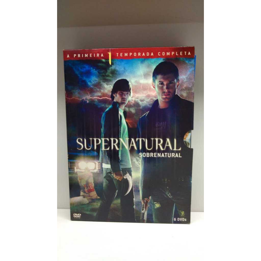 Box 6 DVD'S Supernatural Primeira temporada completa md1821