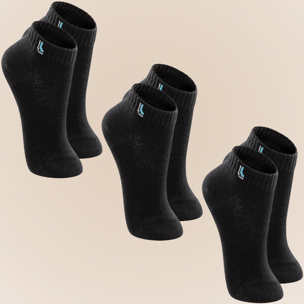 Kit De 3 Pares Meias Lupo Kids Infantil Cano Curto Algodão Tamanho 24 ao 35 - Baby & Kids Fashion