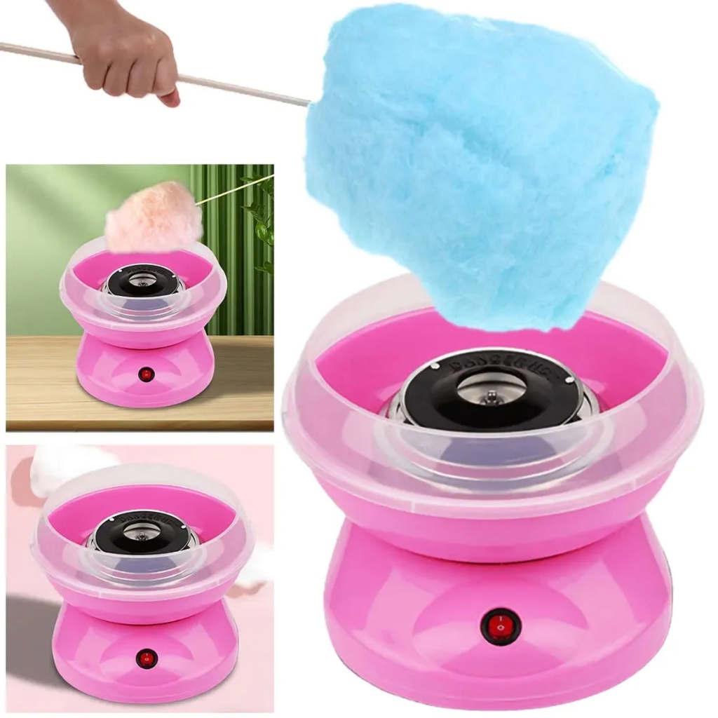 Máquina Algodão Doce Mini Portátil Elétrica Doméstica 110v / 220v