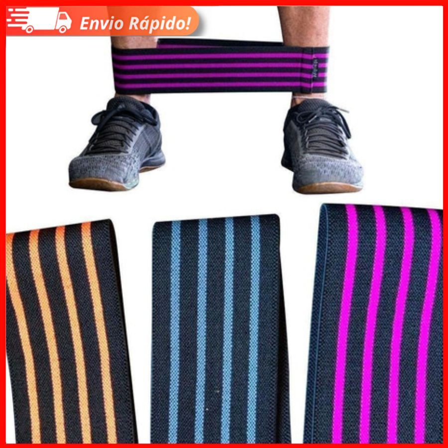 Kit Hip Band 3 Unid - Faixa Elástica De Resistência Mini Band Para Exercícios Academia Yoga Pilates - Hidrolight em Oferta na Shopee