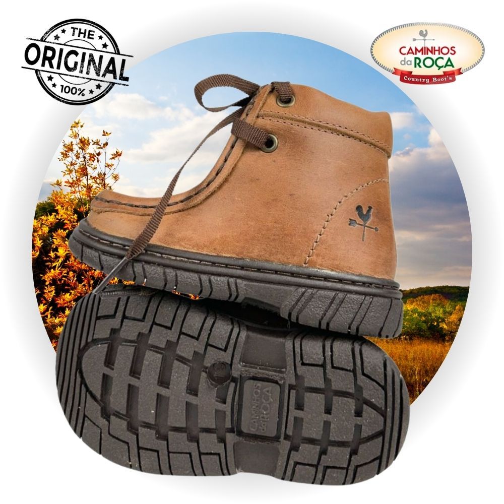 Coturno Country De Criança Com Cavalinho Bordado Com Cadarço Mini Cowboy