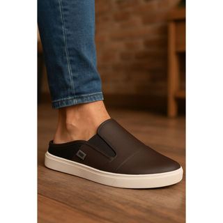 Sapato Mule Masculino Slip On Confortável