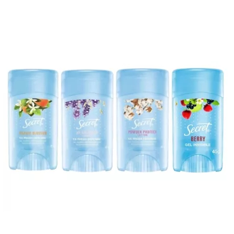 Secret Desodorante em Gel Invisible 45g em Oferta na Shopee