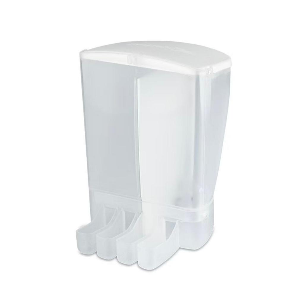DISPENSER DE SEMENTES 4 BICOS COM DIVISORIA 200ML em Oferta na Shopee