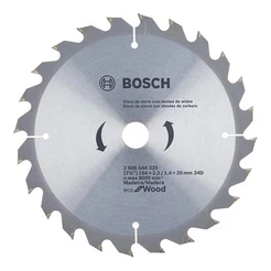 Disco Serra Circular Eco 184mm 24 Dentes Bosch