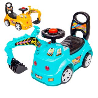 Escavadeira Gigante Infantil Trator de Brinquedo Retroescavadeira em Oferta na Shopee