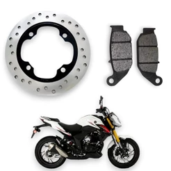 Disco De Freio Traseiro + Pastilha Haojue Dr160 Dr 160