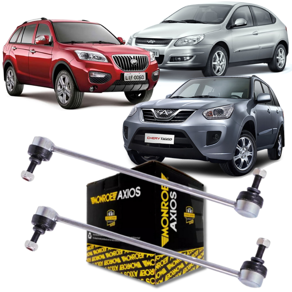 PAR BIELETA DIANTEIRA LIFAN X60 CIELO TIGGO 2 2009 2010 2011 2012 2013 2014 2015 2016 2017 2018 E 2019