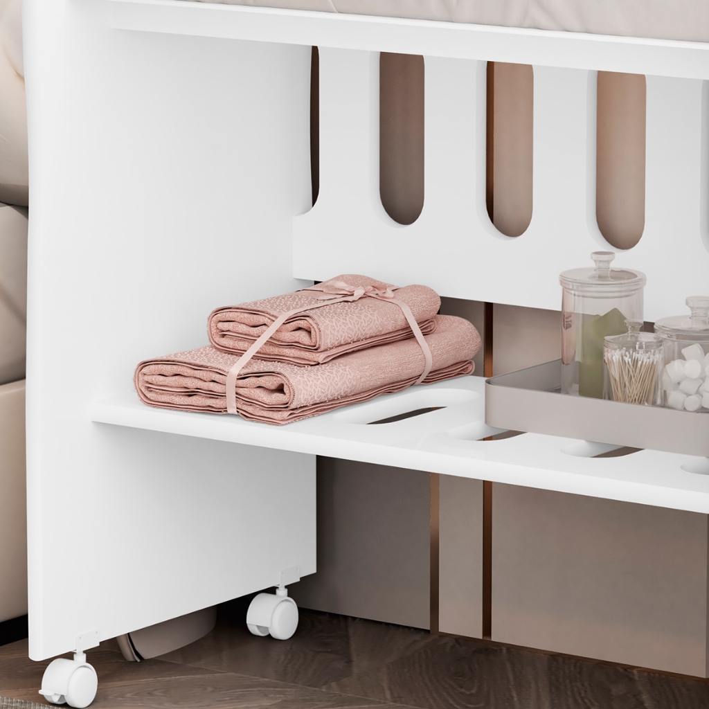 Trocador de Fraldas 2 x 1 mini berço  bebe baby quarto recém nascido Portátil multifuncional útil