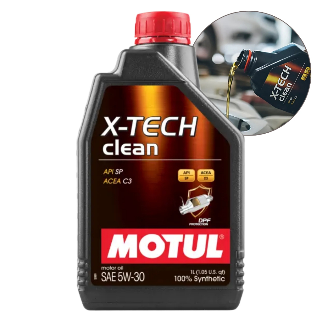 Óleo de Motor Motul 5W30 X-TECH Clean C3 Sintético 1Litro em Oferta na Shopee