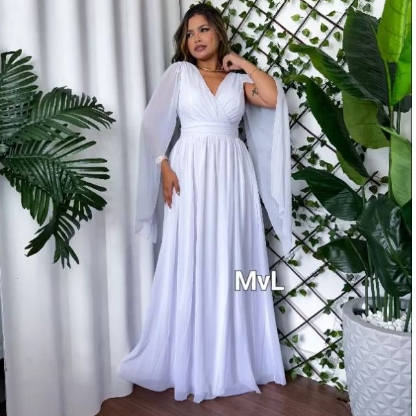 vestido festa longo tule liso ideal para madrinhas de casamento formatura.convidadas 2cps(liso)