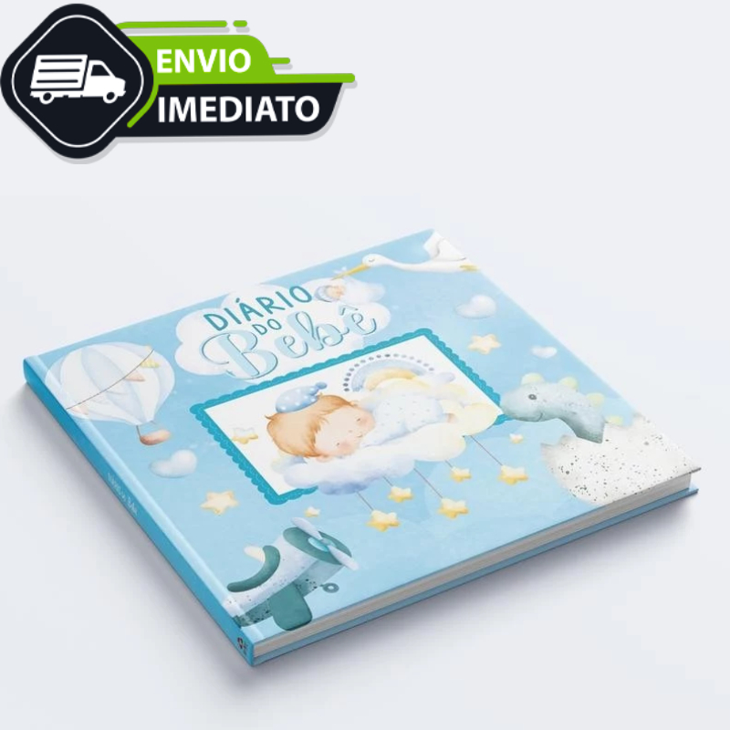 Diário do Bebê para Menino: Registre os Primeiros Momentos do Seu Pequeno Herói!