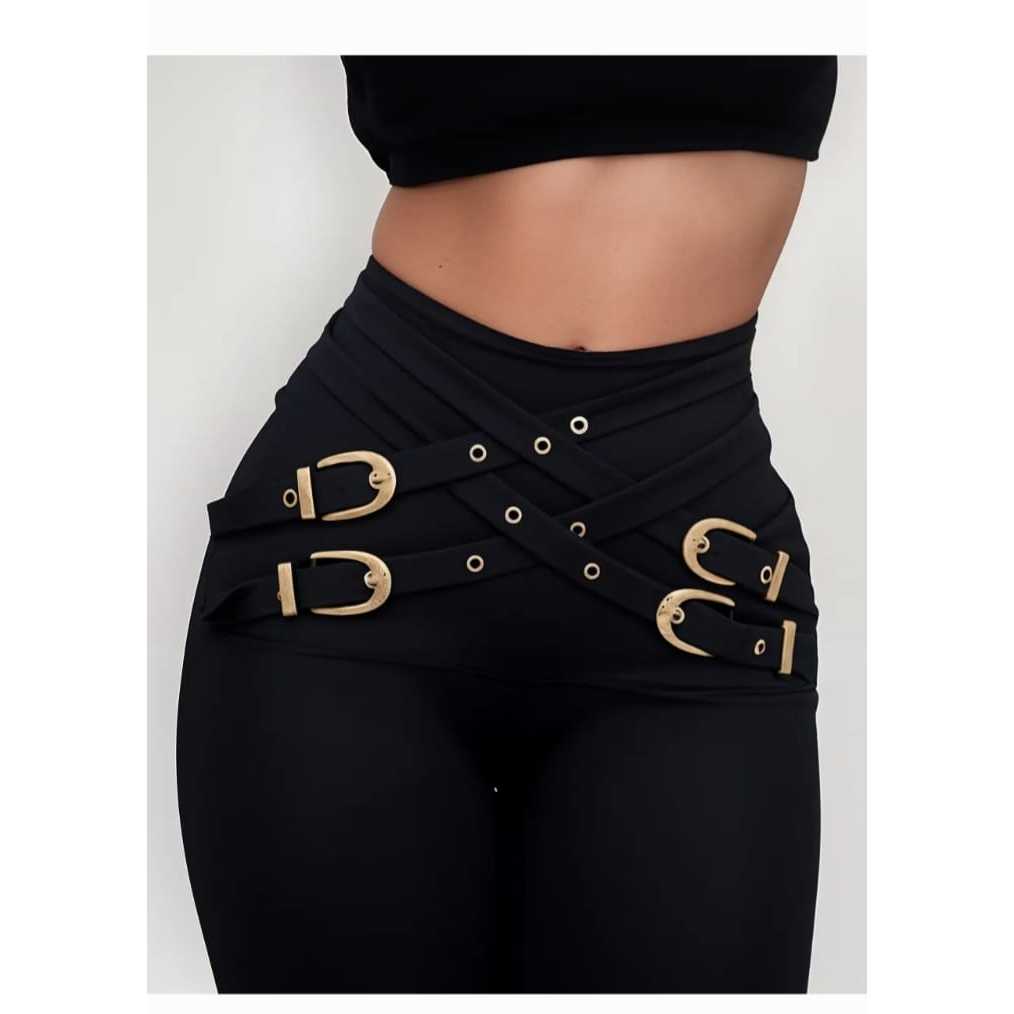 Legging Modeladora Empina Bumbum Com Cinto Balada