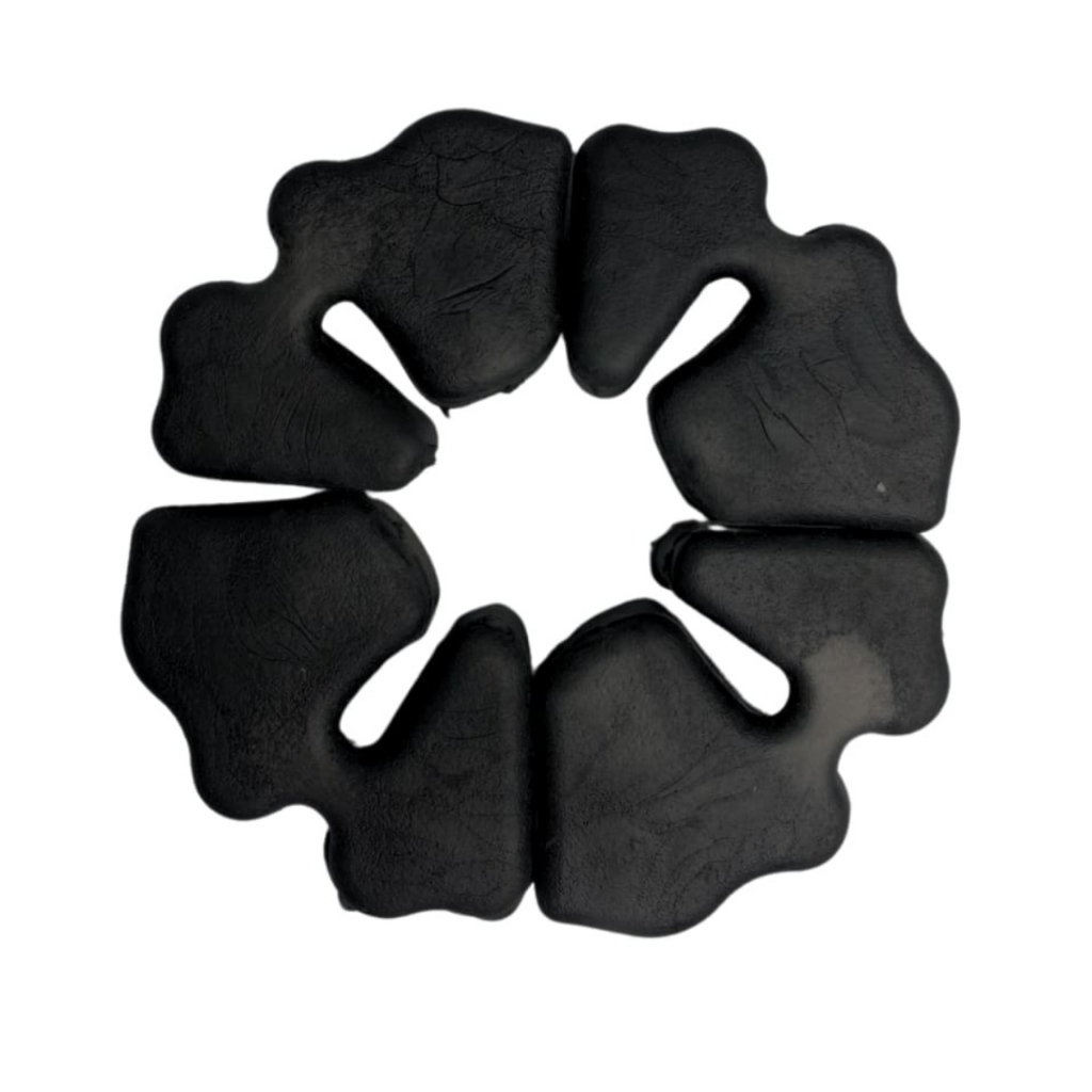 Bucha Coxim Coroa CG Titan Fan 150 160 Borracha Jogo 4 Peças