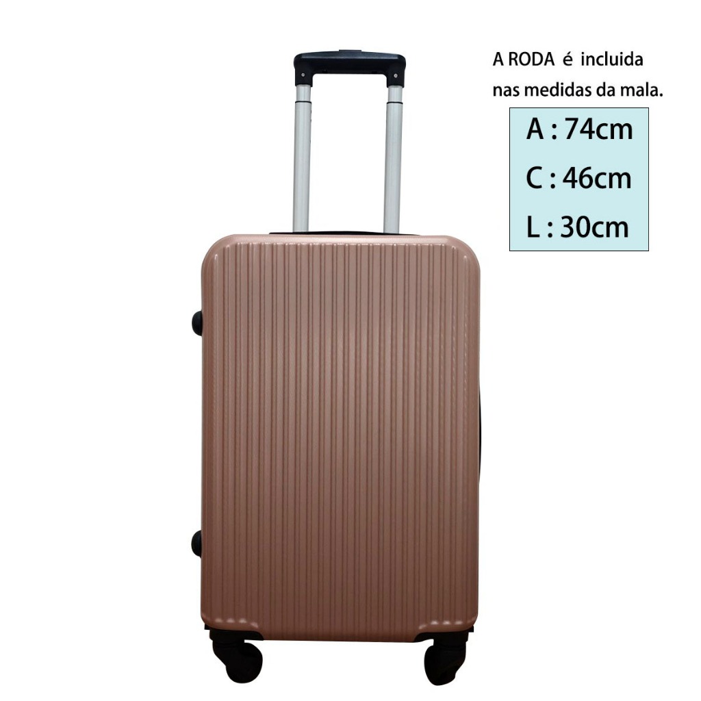 Mala De Viagem 23KG Despacho Com Rodinha 360° Mala Para Viagem 23 Kilos Despachar Promocao
