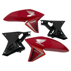 ABA DO TANQUE COMPLEMENTO CG TITAN 160 VERMELHO PEROLIZADO 2017