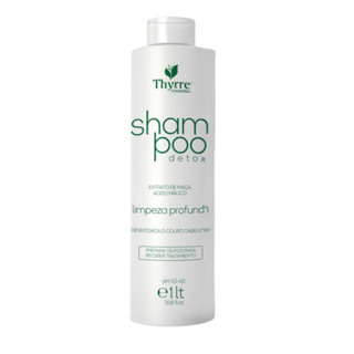 Shampoo Detox 1L Pré Química Não Danifica o Fio Tratamento Capilar Profissional Thyrre Cosmetics em Oferta na Shopee
