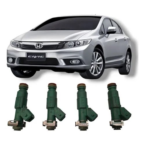 Bico Injetor Honda New Civic 2014 2.0 ( 4 Peças ) 0280157147