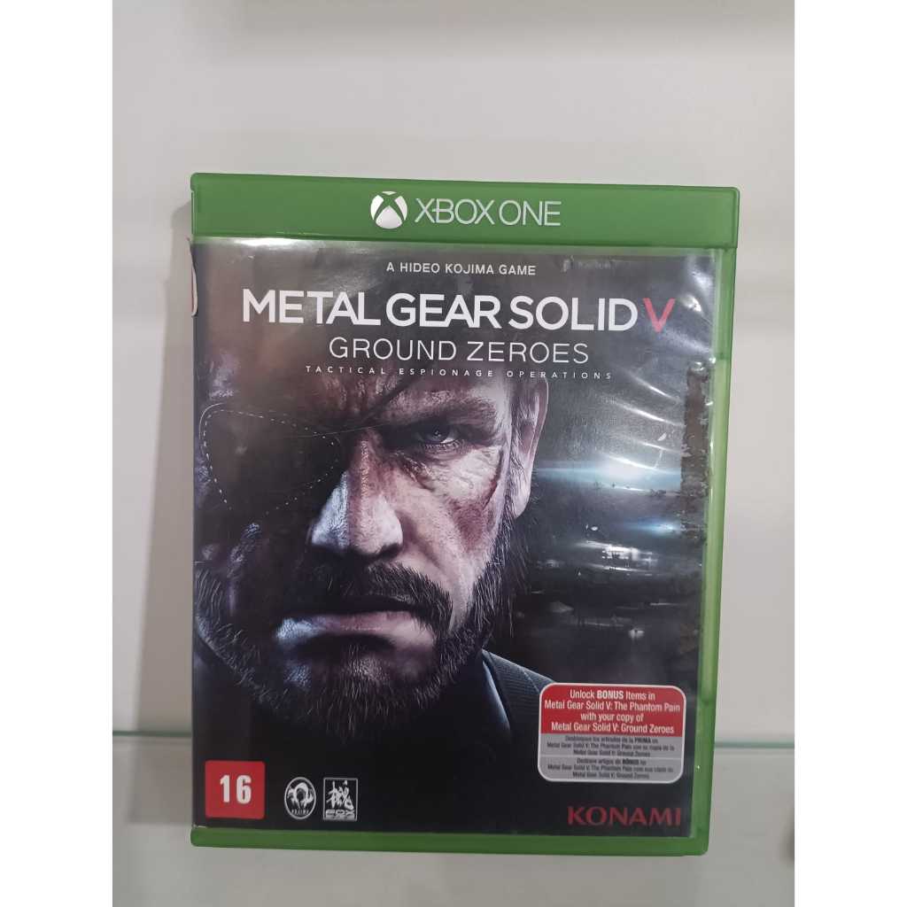 Jogo Metal Gear Solid V Ground Zeroes  Xbox One