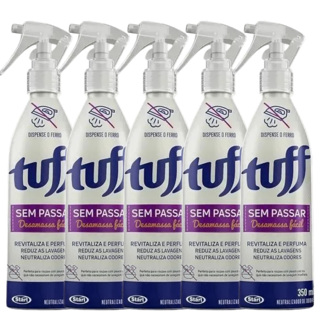 Kit 5 START Neutralizador Tuff Sem Passar Desamassa Fácil 350ml