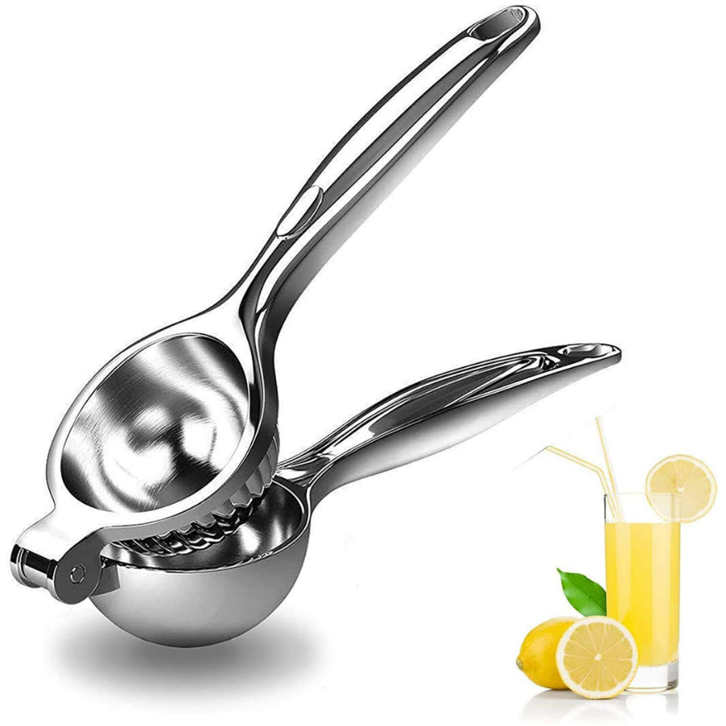 Espremedor Manual de Limão Laranja Frutas Macias Liga de Zinco Resistente Ergonômico Cozinha Lava-Louças