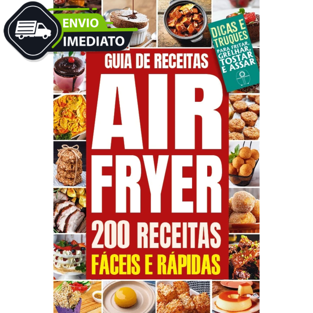 Guia Completo de Receitas com Air Fryer