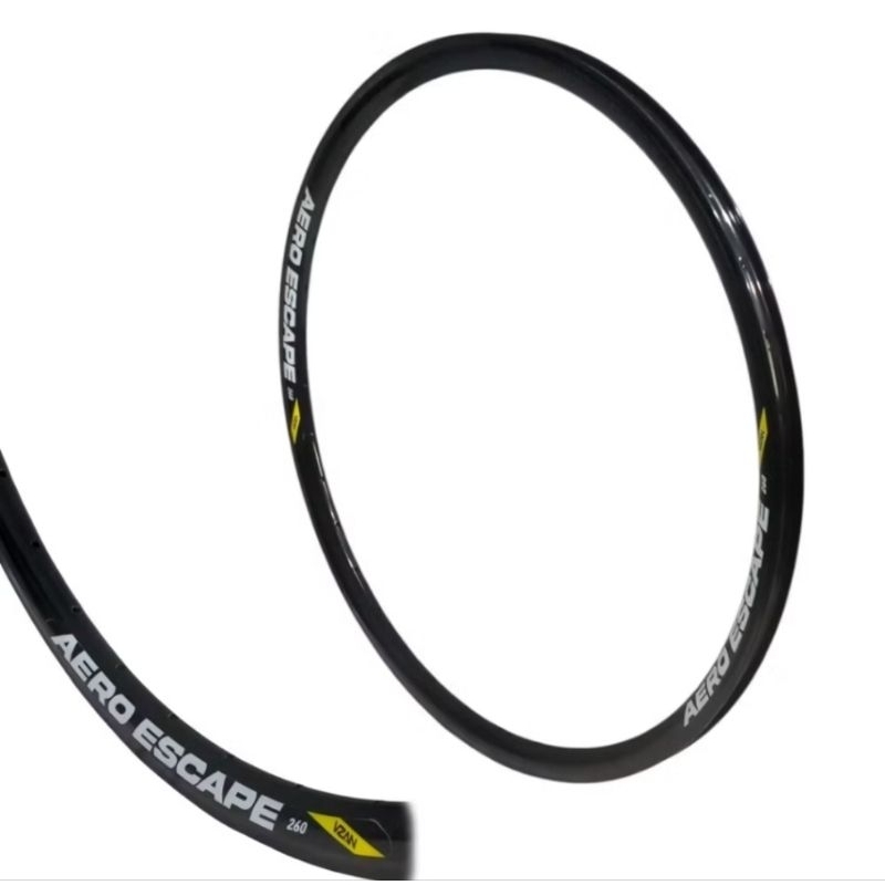 Aro aero vzan aro 26 a disco com 36furos preto