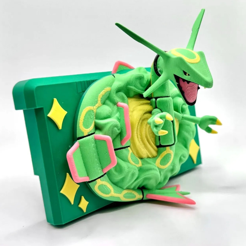 Rayquaza Cartucho de Game Boy Rayquaza Pokémon Esmeralda Decoração e Presente