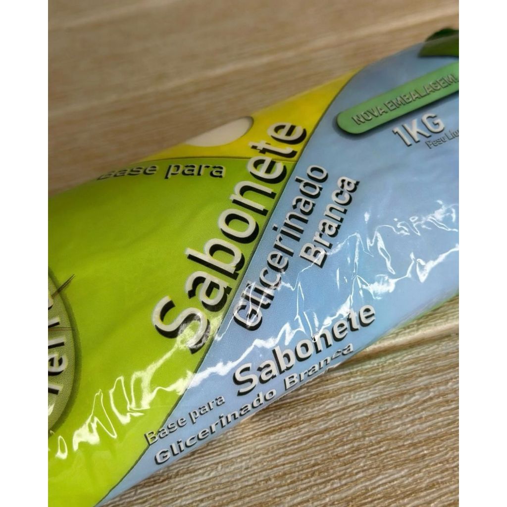 5 Bases para sabonete glicerinado Nossa Terra Branco 1kg