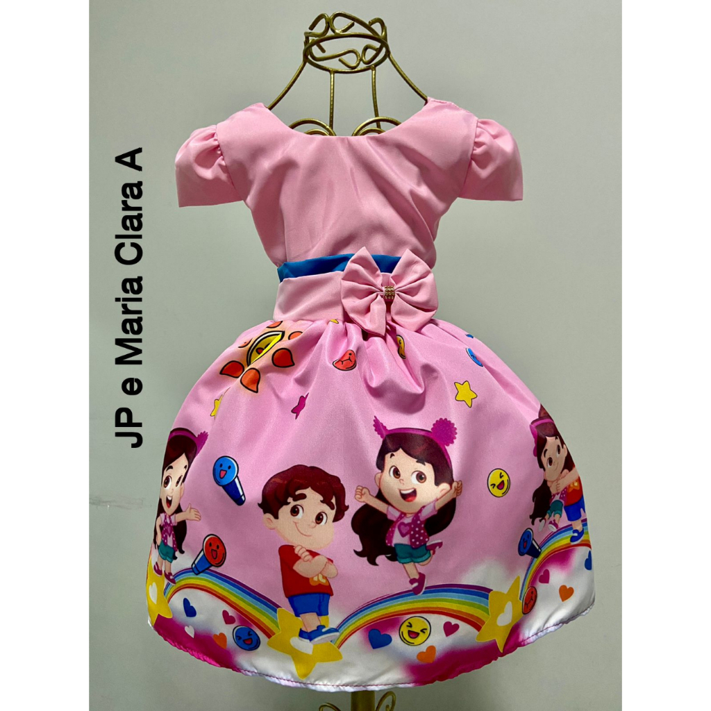 Vestido Aniversario Maria Clara , Wandinha , Barbie , Saiote Tamanho Unico ,Lindo Espetáculo. em Oferta na Shopee