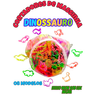 100 Cortador Forminha Dinossauro Massinha Modelar Biscoito  Molde Lembrancinha P/ Aniversario Prenda em Oferta na Shopee