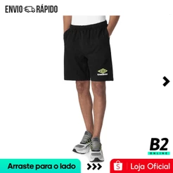 Bermuda Umbro Diamond Duo Masculina 100% Original Com Nota Fiscal e Garantia