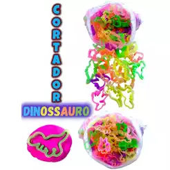 20 Cortador Dinossauro Forminha De Massinha Modelar Molde Lembrancinha Kit Festa Aniversario Prenda