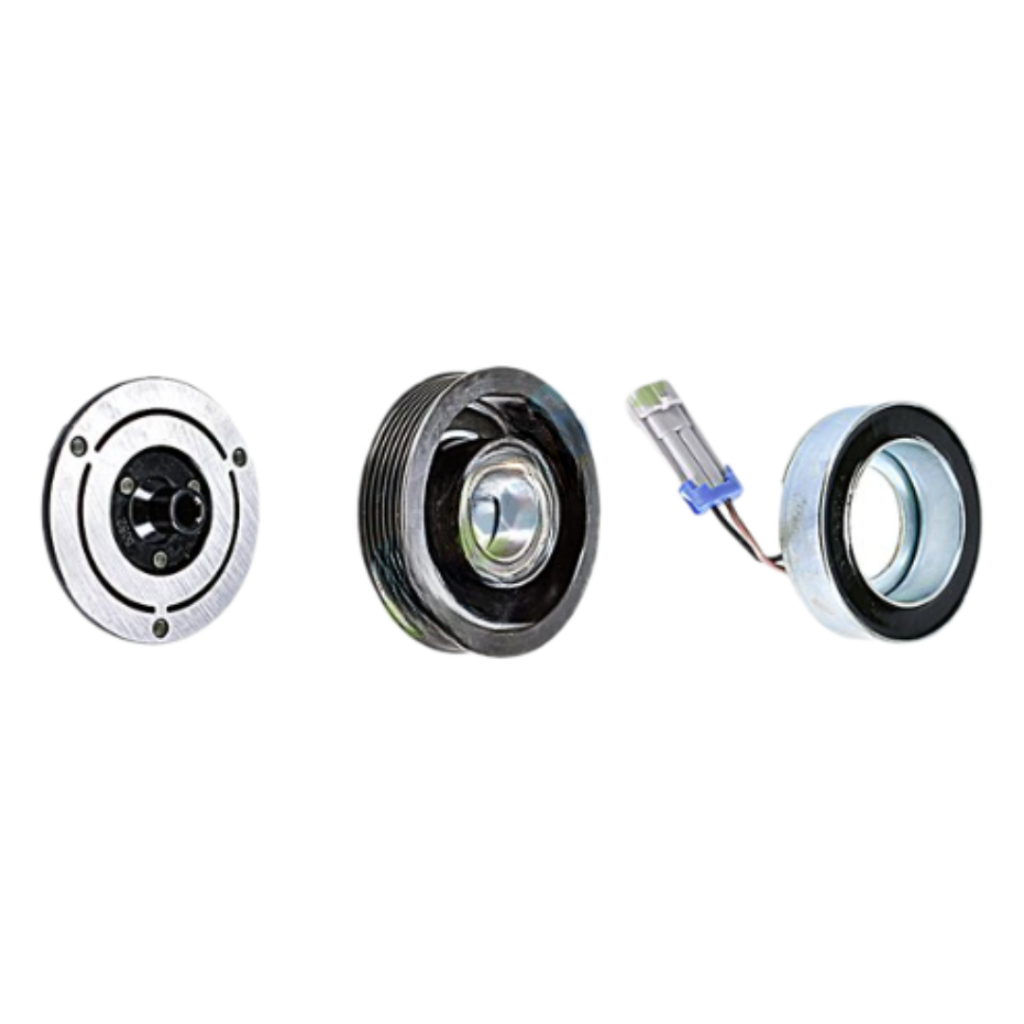 KIT EMBREAGEM COMPRESSOR AR CONDICIONADO 12V DELPHI ASTRA CORSA >01 COM POLIA 6PK (ACD)