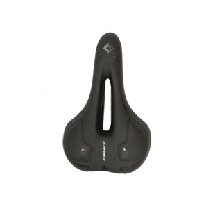 Assento de Bicicleta Mtb Banco Selim Vazado Com Gel De Aço First Confortável (180mm) - Preto 010